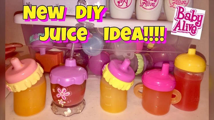 DIY Baby Alive JUICE ALTERNATIVE without using markers or dye ????????????