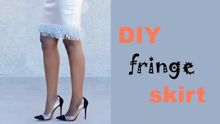 DIY: Fringe Skirt | Refashion