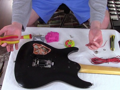 DIY Gutiar Modifications (Ibanez S320) ep 5 - New Electronics (Johnny gets super irritated)