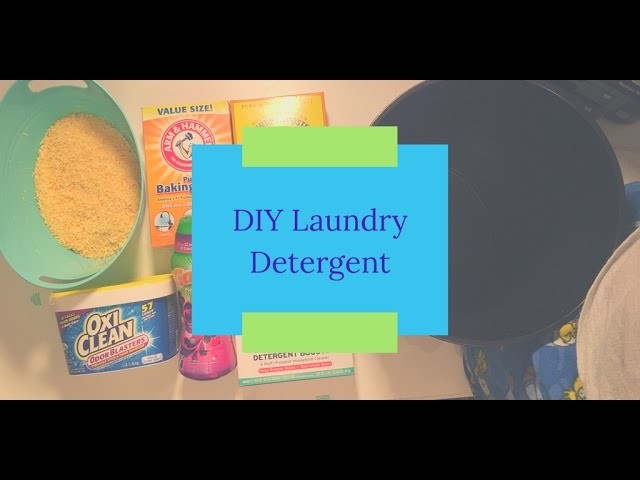 DIY: How to Make Laundry Detergent