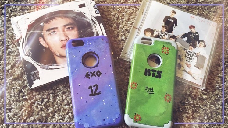 DIY Kpop Phone Case (EXO and BTS edition)