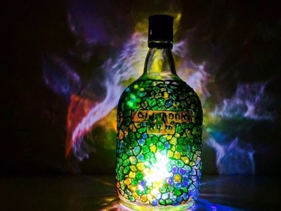 DIY Lamp from Old Monk Bottle