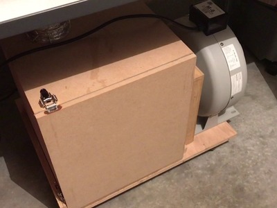DIY laser cutter fume extractor