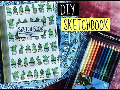 DIY Sketchbook from scratch [binding & decorating]