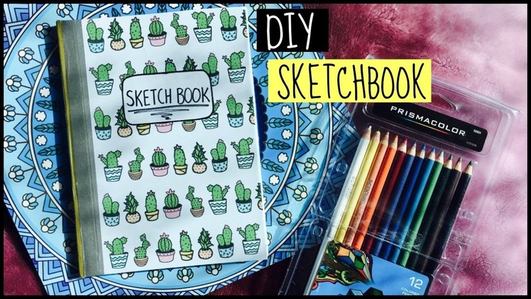 DIY Sketchbook from scratch [binding & decorating]