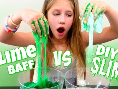 DIY Slime vs Slime Baff Experiment Mixing Slimes Together Hope Marie