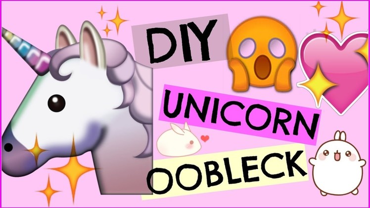 DIY UNICORN Oobleck! Super Pretty and Fun to Play With!! Easy Recipe | Unifluff