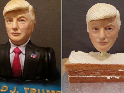 Donald Trump cake ( tutorial ) How to make Donald Trump cake , Please like share and subscribe