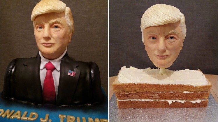 Donald Trump cake ( tutorial ) How to make Donald Trump cake , Please like share and subscribe