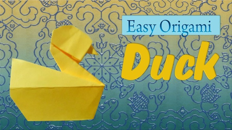 Easy Origami Duck Tutorial (Henry Phạm)