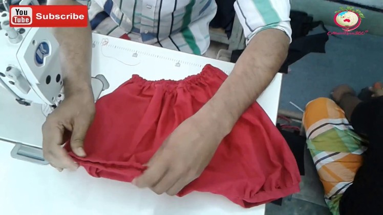 Easy way to  baby girl pant cutting & sewing full - মেয়ে  শিশুর হাঁফান কাটিং ও  সেলাই