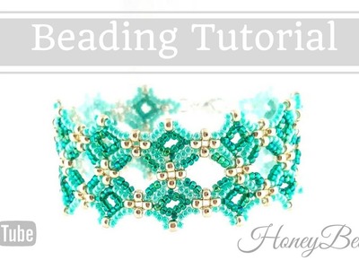 Feronia Bracelet Beading Tutorial by HoneyBeads1