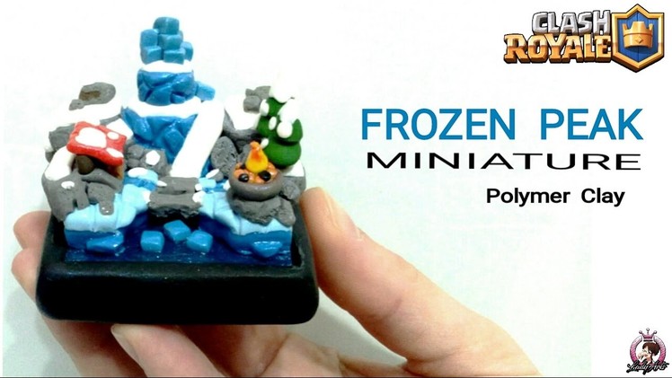 Frozen Peak Arena | Clash Royale | Polymer Clay Tutorial