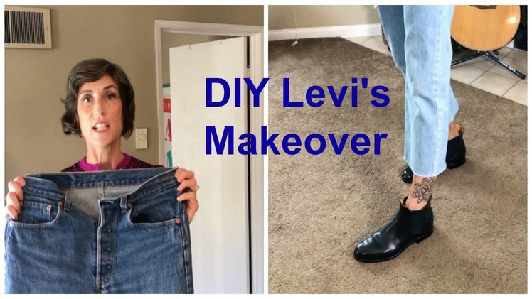 How To Bleach, Cut & Fray Jeans ~ DIY ~ I Makeover My Levi's