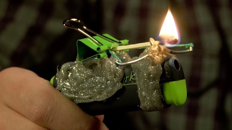 How to Make a Cool and Powerful Mini Crossbow from Lighter ( DIY )