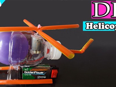 How to make a Helicopter - Plastic bottle craft ideas