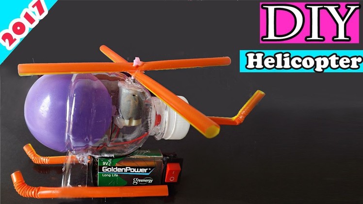 How to make a Helicopter - Plastic bottle craft ideas