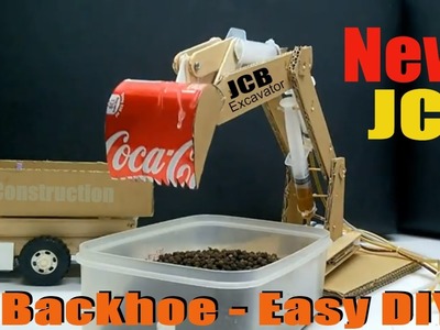 How to make JCB at home - DIY JCB from syringe Operated Hydraulic