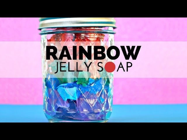 How to Make Rainbow Jelly Soap