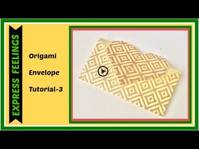 How to make Shagun Envelope (Lifafa) - Origami envelope - tutorial 3