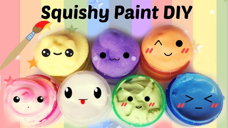 Hướng Dẫn Làm Màu Tô Squishy - Squishy Puffy Paint DIY (2 easy methods)