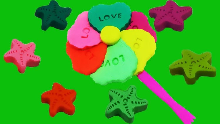 Learn color with Play Doh rainbow candy -  Creative Fun for Kids