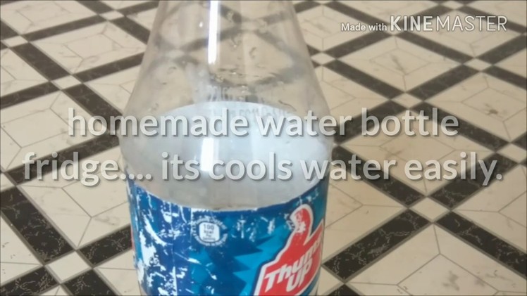 Magic bottle. DIY homemade easy water cooler using plastic bottle and newspaper.