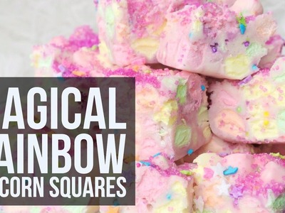 Magical Rainbow Unicorn Squares