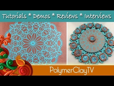 Make a Gorgeous Easy Spring Ornament from Polymer Clay