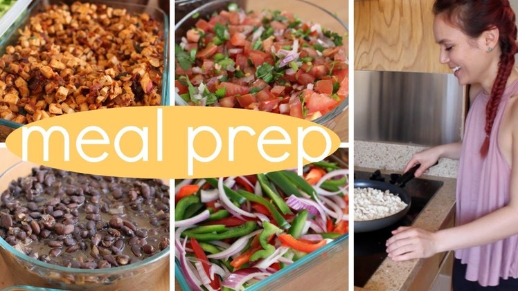 Meal Prep With Me. DIY Chipotle (cheap. easy. vegan.)