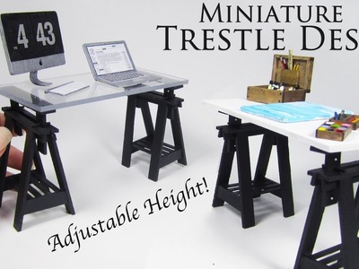 Miniature Trestle Desk Tutorial