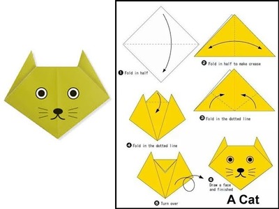 Origami Cat face