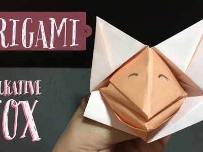 ORIGAMI FOR CHILDREN - talkative fox -  origami for kids -  educational video for children