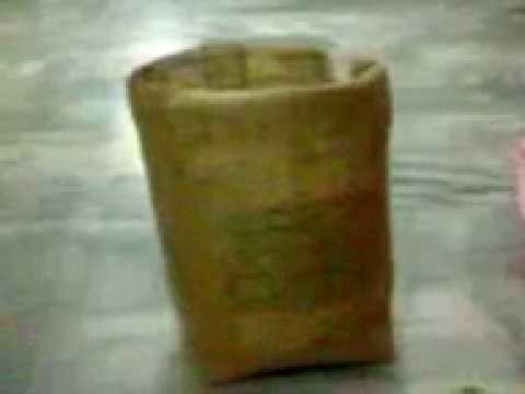 Recycled plasticbottle dustbin making tutorial
