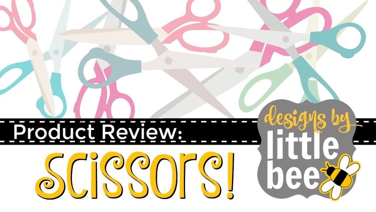 Sewing. Embroidery Product Review Video: Scissors! by Designs by Little Bee