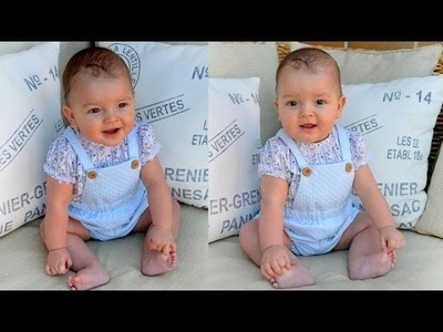 SEWING TUTORIAL: Sew a newborn baby dungarees