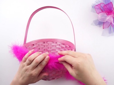 The Feather Place DIY Easter Basket Decorating