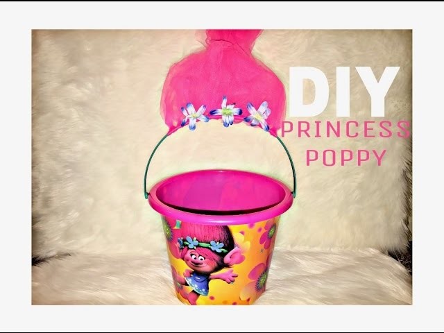 Trolls Easter Basket DIY (Princess Poppy)