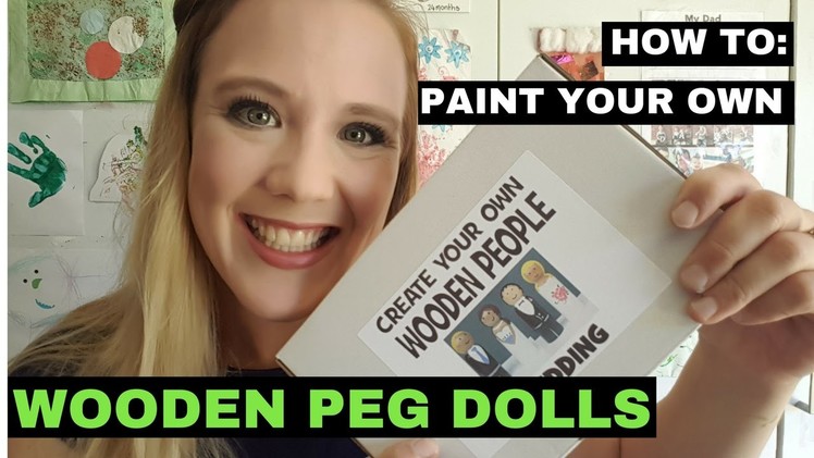 TUTORIAL - How To Paint Wooden Peg Dolls