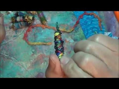 Tutorial on boho beads using straws