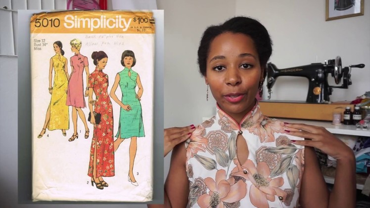Vintage Qipao Sewing Pattern Review