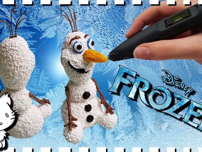 3D Pen Art Creation ♥ Making Disney's Frozen. Die Eiskönigin - Olaf ♥