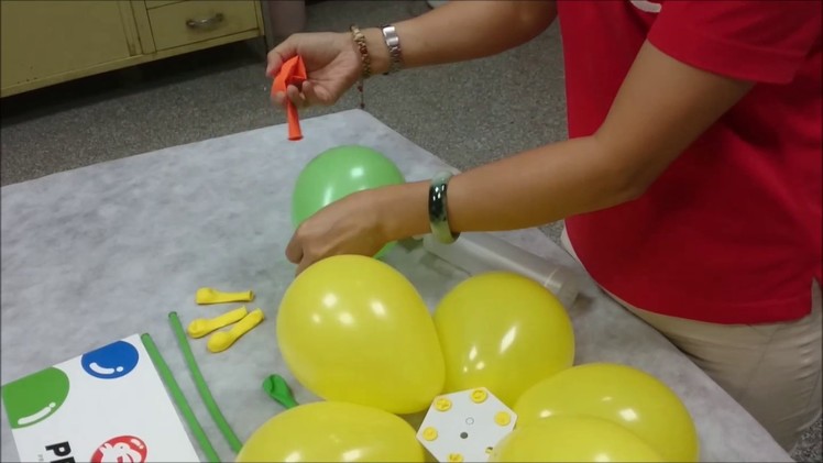 氣球-花朵-6瓣花- Flower balloon DIY  (Tailloon Balloons Co., Ltd)