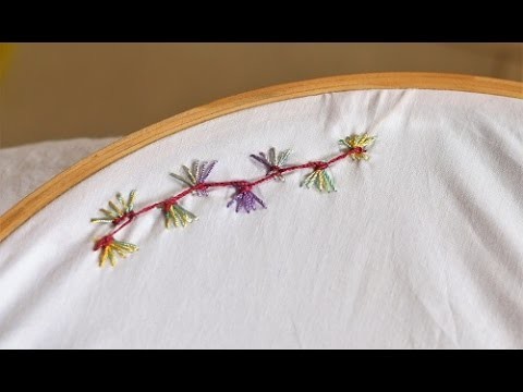 Butterfly Stitch, Hand Embroidery Tutorial