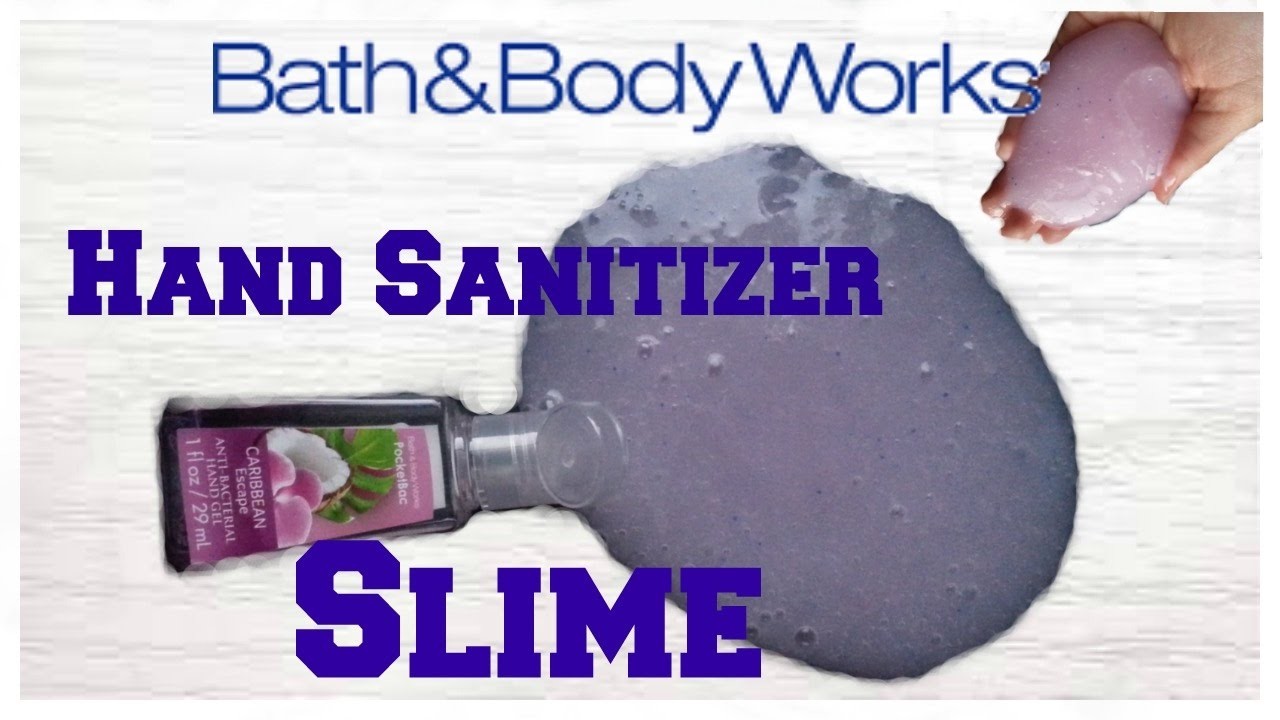 DIY Bath & Body Works Hand Sanitizer SLIME | How To Make Hand Sanitizer Slime