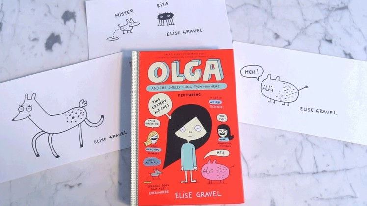 DIY: Drawing Animals with Elise Gravel | OLGA AND THE SMELLY THING FROM NO WHERE