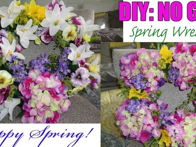 DIY | NO GLUE Spring Wreath