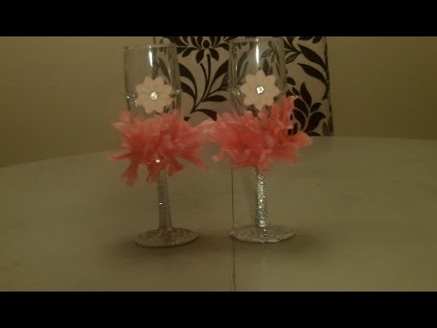 DIY Wine Glass Decor For Parties!