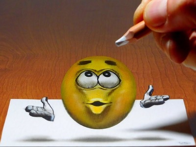Emoji   3D Trick Art on Paper, Long Version