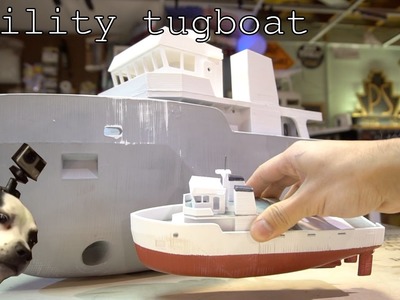Giant 3D printed Utility tugboat Part 1